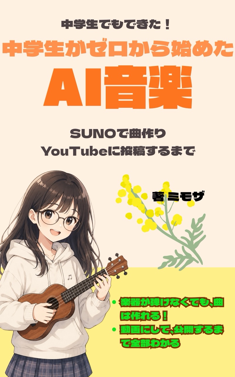 中学生がゼロから始めたAI音楽 の表紙